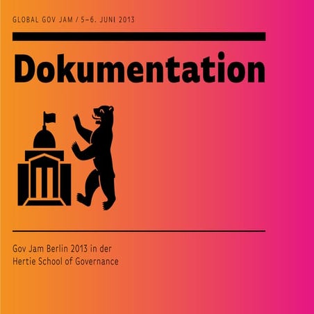 Gov Jam Berlin 2013 Dokumentation