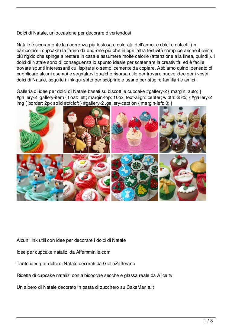 Ricette Per Dolci Di Natale Facili 5 Idee Ottime Donnad