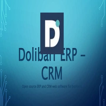 Dolibarr ERP - CRM.pptx