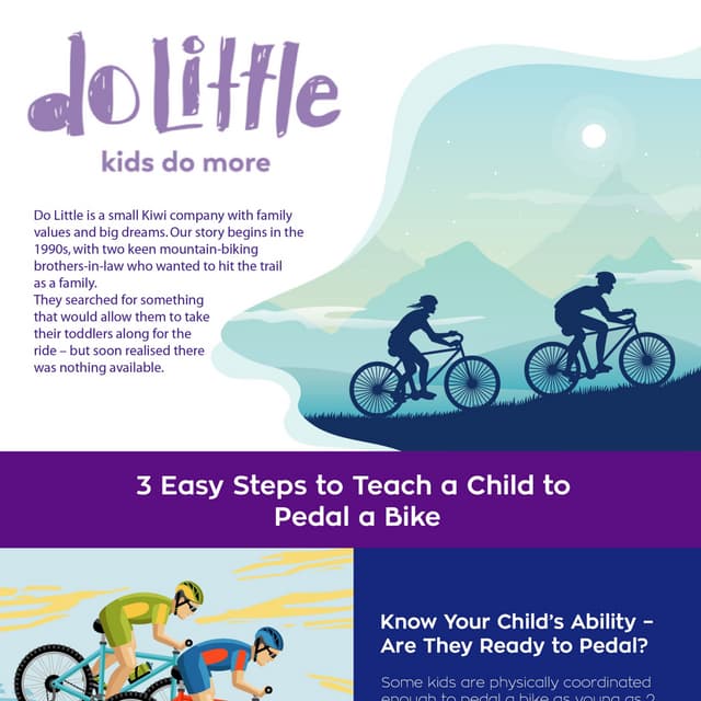 3 Easy Steps to Teach a Child to Pedal a Bike