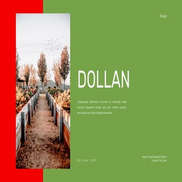 Dollan Presentation : Dark Color Version