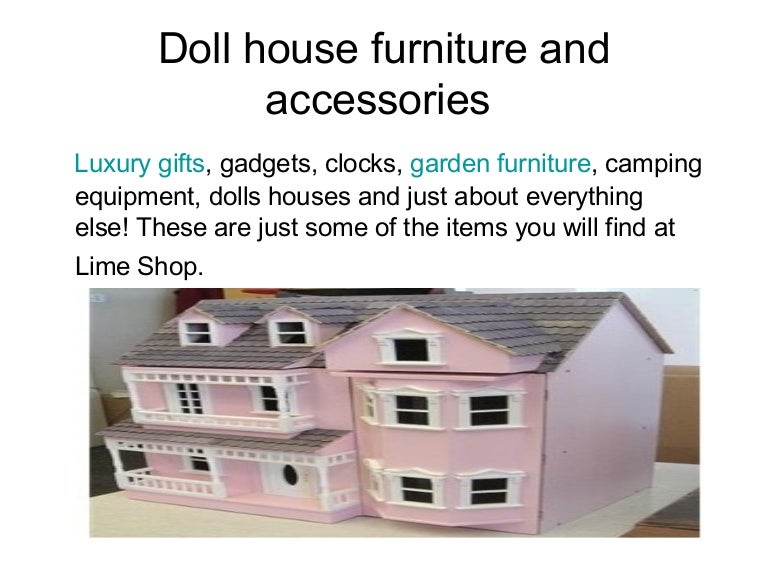 Doll House Furniture And Accessories