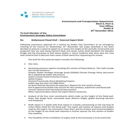 Dollymount External Expert