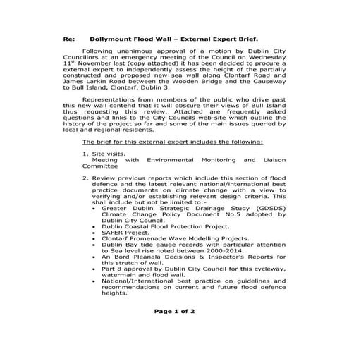 Dollymount externalexpert ommgoc