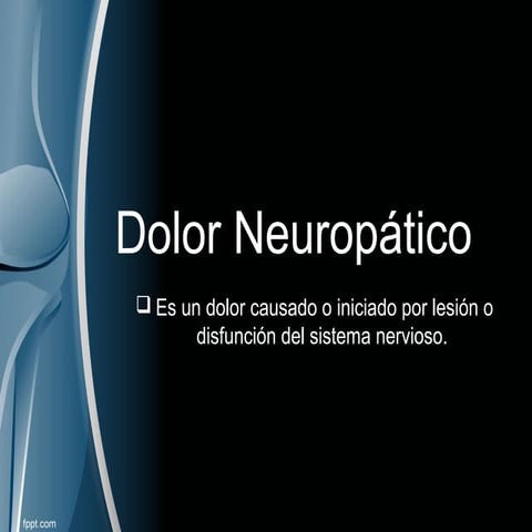 Dolor neuropatico 1
