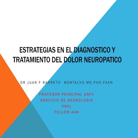 Dolor neuropatico 2014 julio 4