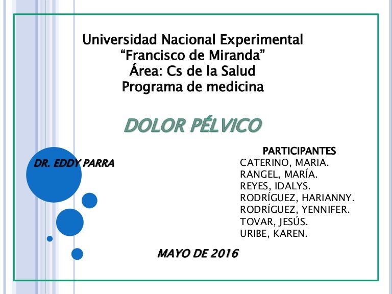 causas de dolor pélvico persistente