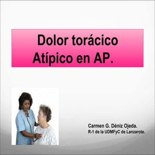 Dolor toracico atipico
