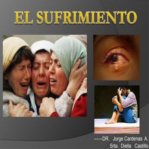 Dolor  y  sufrimiento