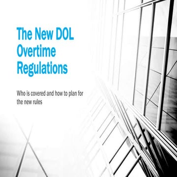 Dol overtime regulations 1
