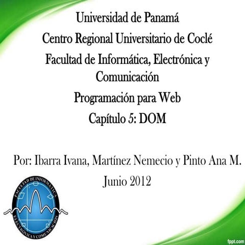 programacion para la web (Dom)