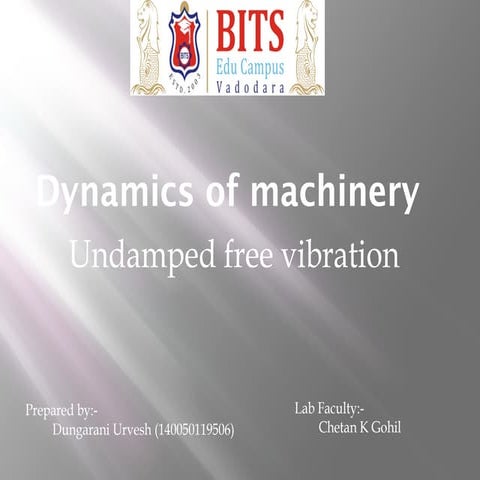 Undamped free Vibration