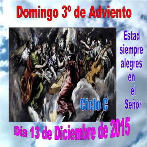 Tercer domingo de adviento
