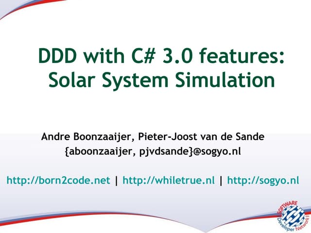 Domain Driven Design In C#3.0
