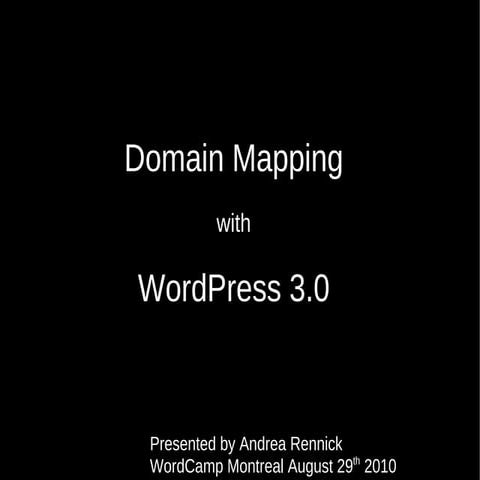 Domain mapping