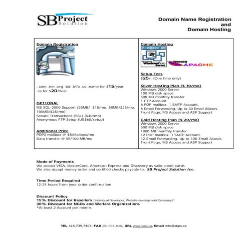 AGREEMENT FOR WEB DOMAIN/HOSTING SERVICES | PDF