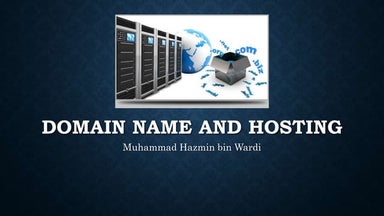 Domain and hosting