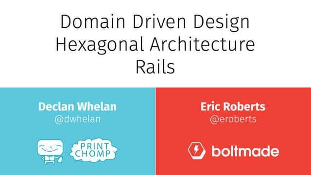 Domain Driven Design and Hexagonal ...