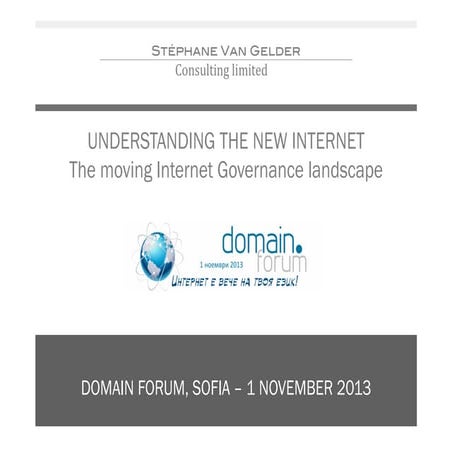 Understanding the moving Internet Governance landscape - SVGC.net presentatio...