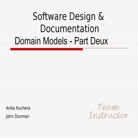 Domain model example | PPT