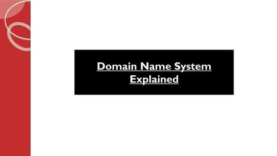 Domain name system presentation | PPT