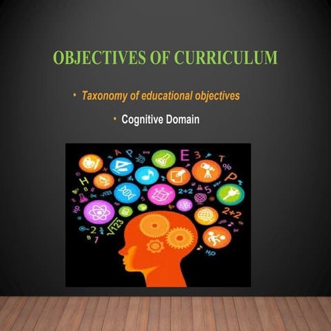 Cognitive Domain(Bloom Taxonomy) In Curriculum Development