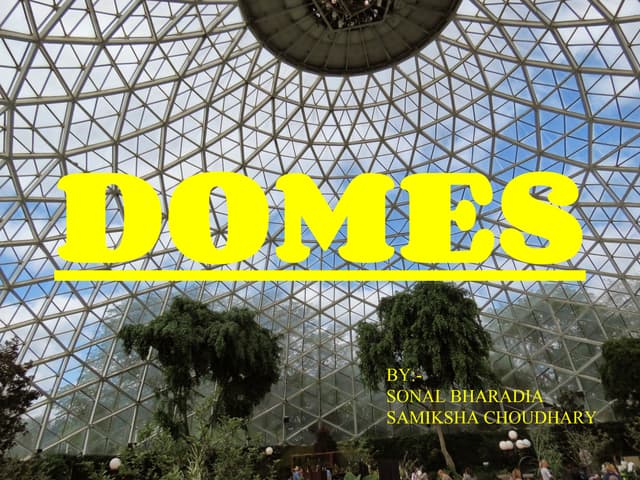 Elements of dome | PPTX