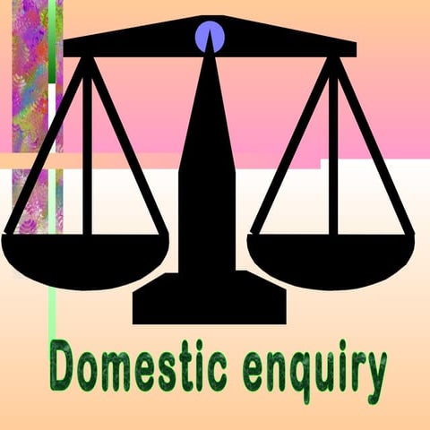 Misconduct & Disciplinary Action - Charge Sheet & Domestic Enquiry | PDF