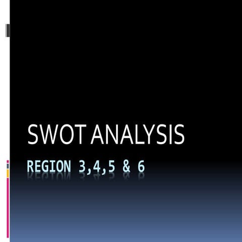 Domestic tourism region 3,4,5 & 6