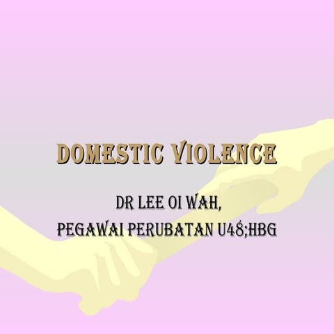 Domestic violence