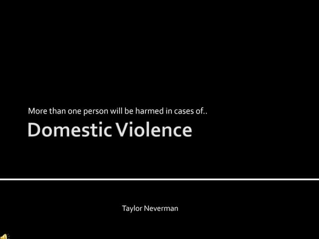Domestic violence