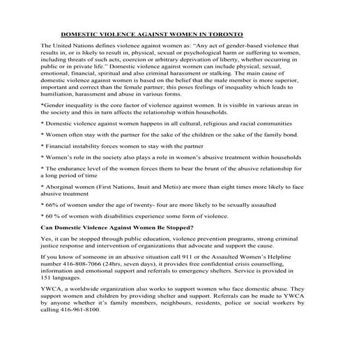 Domestic violence handout | PDF