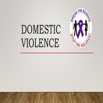 Domestic Violence 