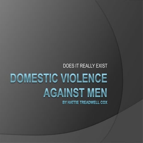 Domestic violence against men