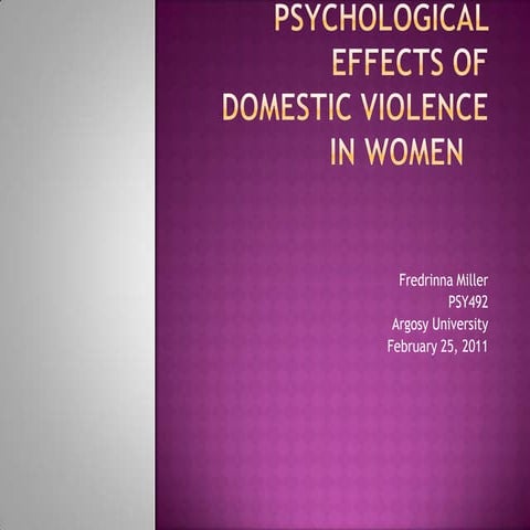 Domestic Violencepowerpoint
