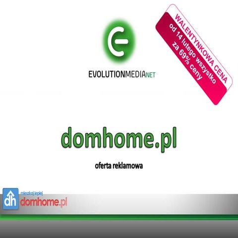 domhome.pl - reklama, Walentynki 2011