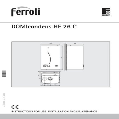 Dom icondens he-26c-manual