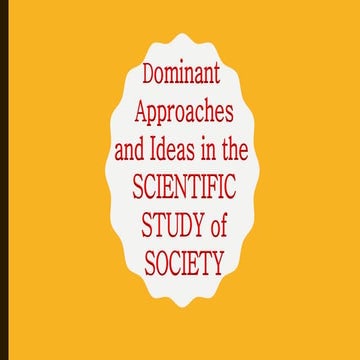Positivist Social Science 