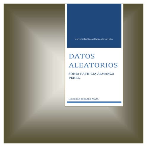 Domingo 27 de mayo datos aleatorios