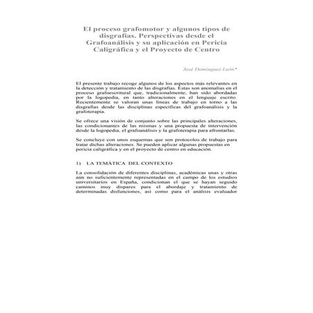 Dominguez leon teoria