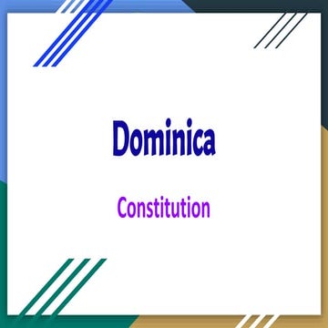 Constitution of Dominica