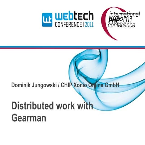 Distributed work with Gearman