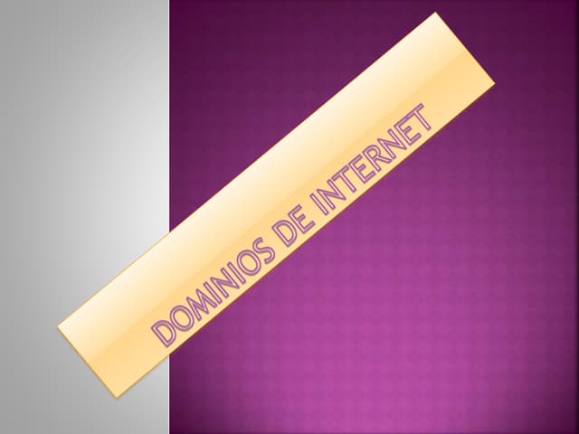 Dominios de internet