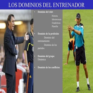 Dominios del entrenador @ miguel an...