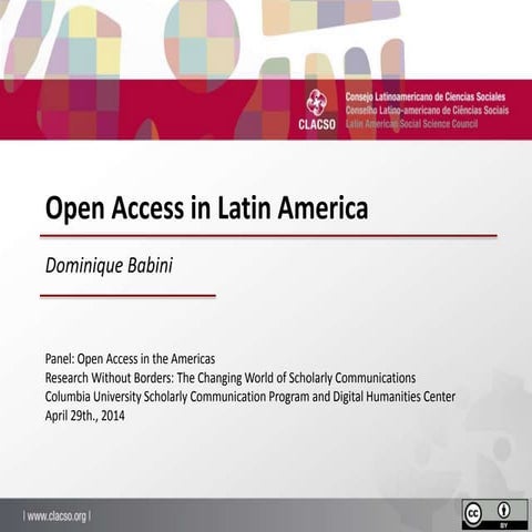 Open Access in Latin America