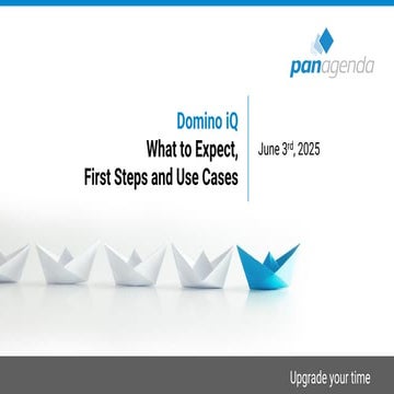 Domino IQ – What to Expect, First Steps and Use Cases