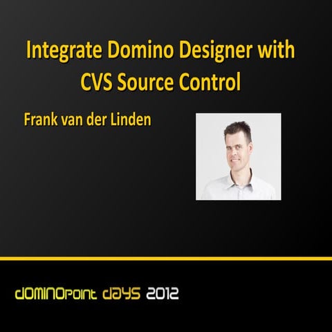 #dd12 integrate domino designer with cvs source control