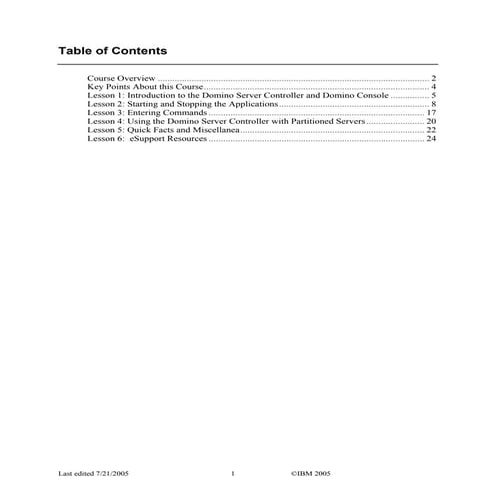 Domino server controller   domino console