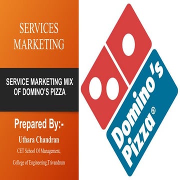 Service marketing in Domino's Pizza