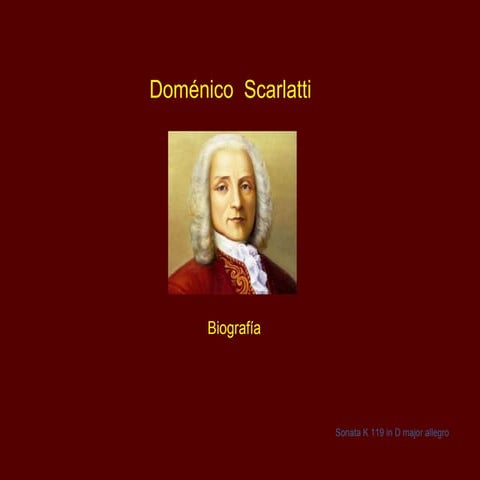 Doménico Scarlatti - Biografia